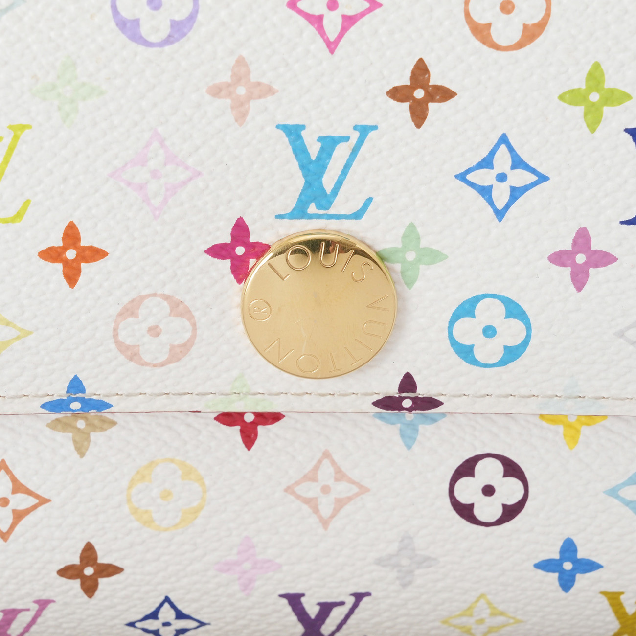 LOUIS VUITTON(USED)루이비통 M93744 무라카미 멀티컬러 사라월릿
